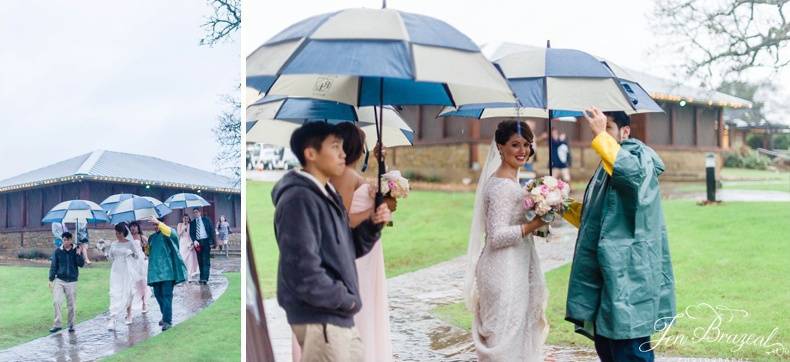 Rain on your wedding day