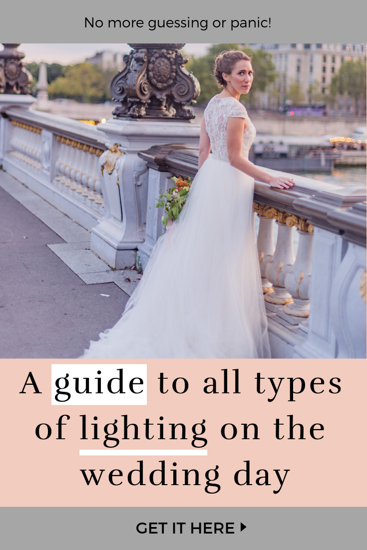 Wedding day lighting types and how to make them work for you