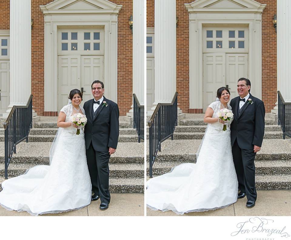 Bride and Groom at Christ the Good Shephard