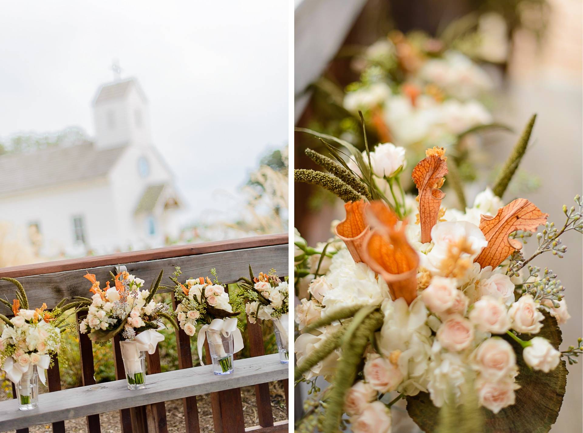 Danielle + Tyler Henkel Hall Wedding floral bouquets