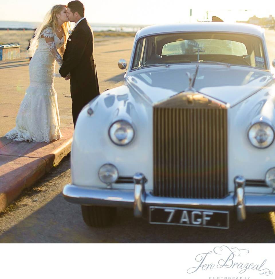 Galveston beach wedding photos