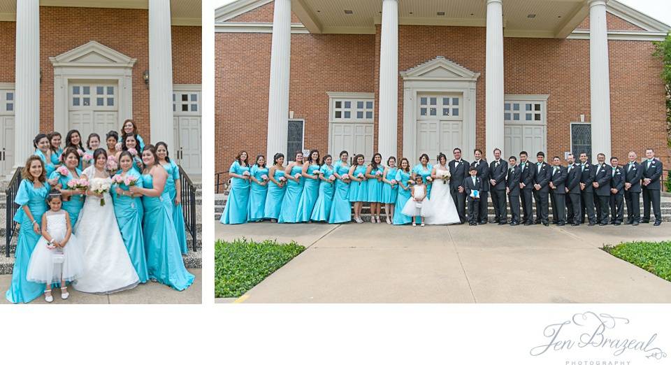 Bridal Party at Christ the Good Shephard