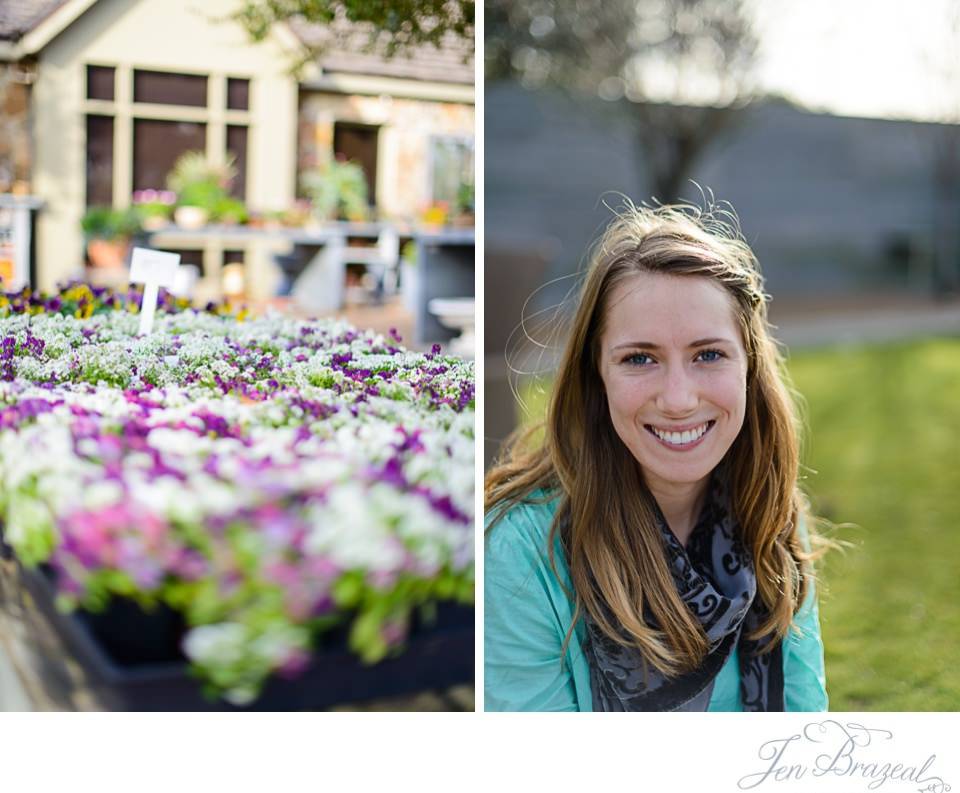 girl at Tiny Boxwood