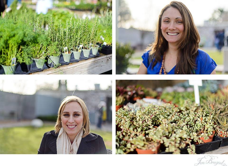 plant nursery next to tiny boxwood