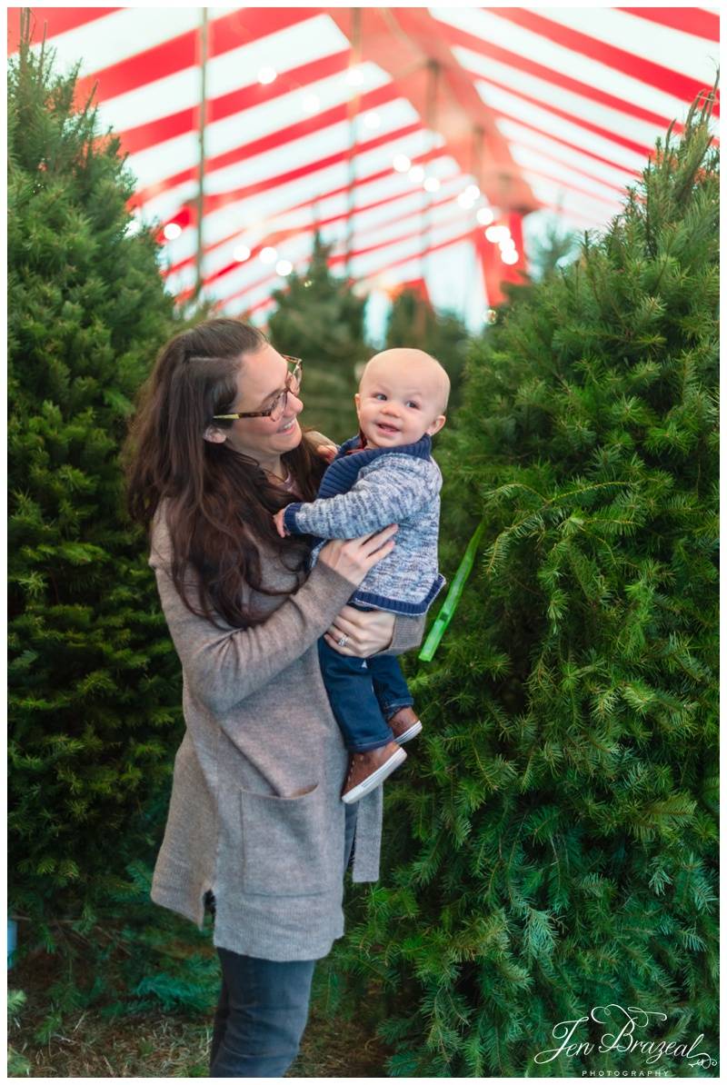 Christmas Tree Photos at Tree tent