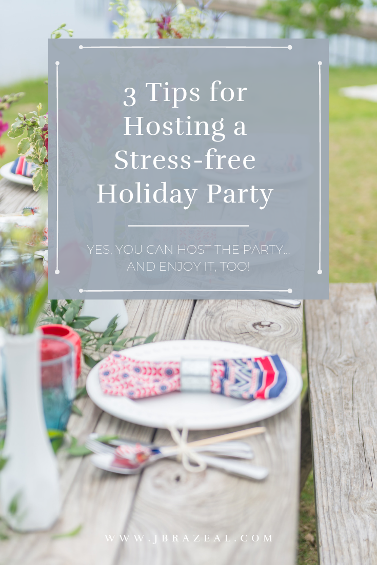 3 tips for hosting a stress-free holiday party