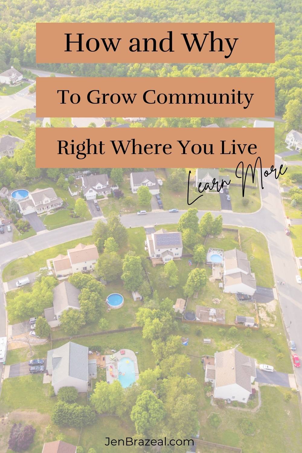 How and Why to Grow Community Right Where You Life | The Unhurried Life