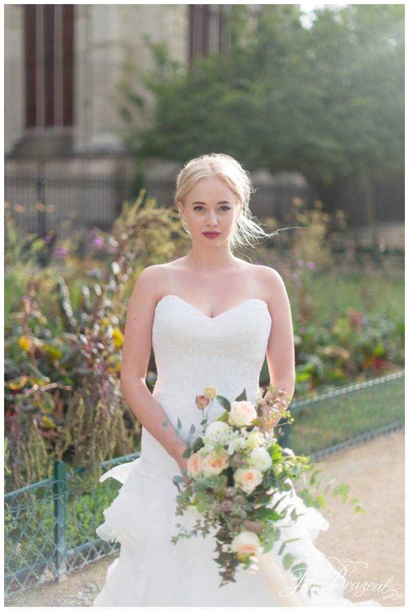 Ruffled Wedding Dress